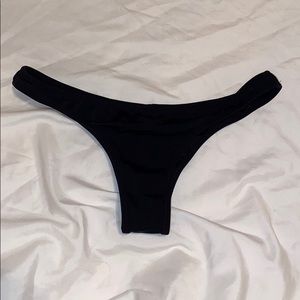 Ruched VS itsy thong bikini